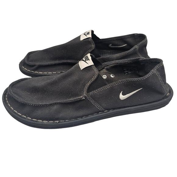 Nike Solarsoft Grillroom Mens Size 11 Grey Golf Slip On Shoes Sandal 599417-001 - Picture 1 of 6